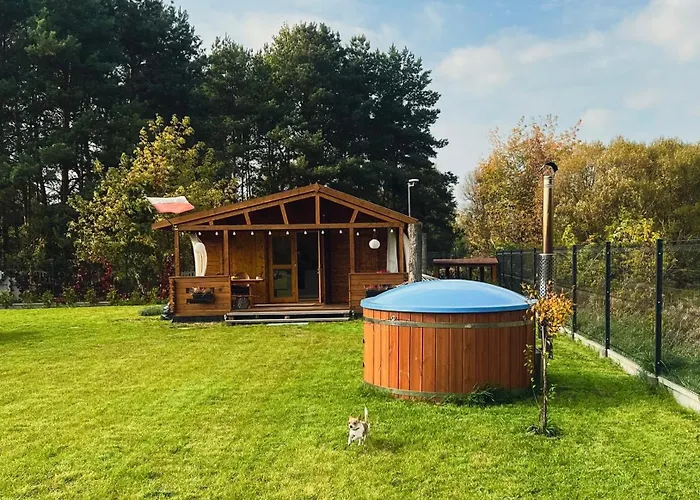 Domek Letniskowy Z Jacuzzi Nad Rzeka Bzura